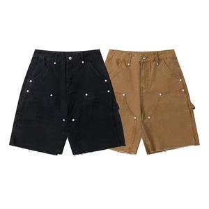 Nouveauté été : Short en jean stretch décontracté pour homme – Bleu et noir – Style streetwear tendance - Product Image 6