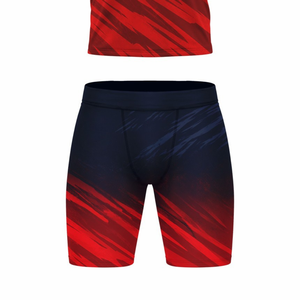 Ensemble maillot et short de football 7v7 pour garçons, col rond, sans manches, uniforme d'équipe pour jeunes, imprimé à rayures diagonales, nom et numéro de joueur personnalisés - Product Image 5
