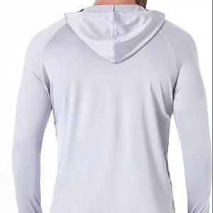 Men's Winter Athletic Cotton Blend Fleece Hoodies Solid Pattern Knitted Weaving Lined Moisture Wicking - Product Image 2
