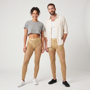 Leggings de Malla Transparente Ligeros, Leggings de Malla Transparente a la Moda para Hombre y Mujer, Cintura Elástica, Ropa Sexy para Club, Pantalones Transparentes - Product Image 4