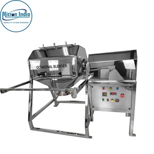 Mélangeur vertical octogonal rotatif en acier inoxydable pour les industries chimiques, alimentaires et cosmétiques, capacité 500L, puissance 5kW, 440V, garantie 1 an - Product Image 4