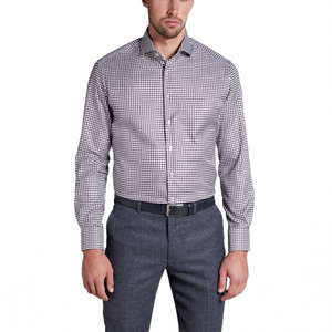 Camisa Formal Profesional para Hombre, Personalizada, Precio al por Mayor, Talla Grande, Manga Larga, Corte Holgado, Primavera-Otoño, Popelina, Tallas Grandes - Product Image 3