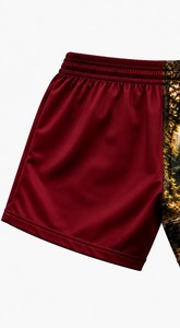 Shorts de rugby personnalisés pas chers, style hip-hop, respirants, écologiques, séchage rapide, avec cordon de serrage, poche latérale, en toile 100% - Product Image 5