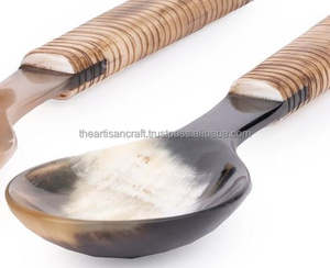 Cuenco de cuerno para servir, cuerno Natural cuenco de hecho a mano, plato de servicio decorativo rústico, utensilios de cocina ecológicos únicos, cuenco de estilo Tribal - Product Image 5
