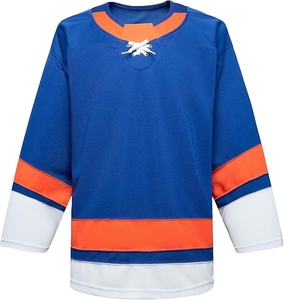 Wholesale Custom Blank Lace Up Ice Hockey Jersey Sublimation Practice Hockey Uniform Shirts High Quality Durable Sports Wear - Product Image 3