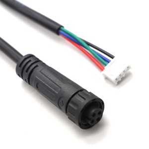 <b>Waterproof</b> Round Connector <b>Cable</b> Male Female ABS Housing IP65 for LED Lighting - Product Image 3
