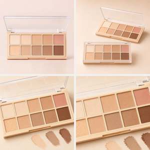 พาเลทอายแชโดว์ Nude Dimension-10 เฉดสีเมทัลลิกและชิมเมอร์ เมคอัพแบบอัดแข็งจากแร่ธาตุ - Product Image 2
