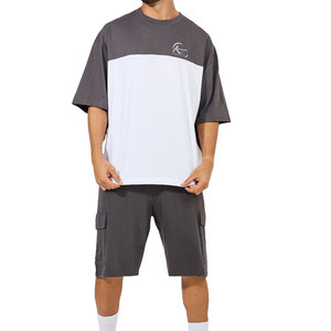 100% Cotton Breathable T-Shirt & <b>Short</b> <b>Set</b> <b>Short</b> Sleeve Lightweight Durable T-Shirt & <b>Shorts</b> <b>Set</b> For Online Sale - Product Image 1