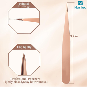Best Quality Product Pointed Tip Lash Tweezers Precision Tweezers, Pointed Stainless Steel Eyelash Extension Tweezers - Product Image 3