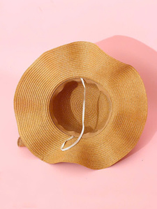 2025Customizable Bulk Wide Brim <b>Straw</b> <b>Hats</b> for <b>Women</b> Popular Fashion Beach Everyday Use Stylish Character Travel Casual Business - Product Image 5