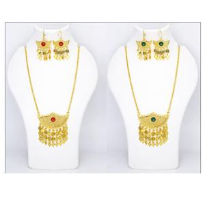 High Quality Luxury 24K 18K Gold Color Arabic Dubai Gold Plated Jewelry Sets Luxury Dubai Jewelry Sets Jewellery for Women - Product Image 1
