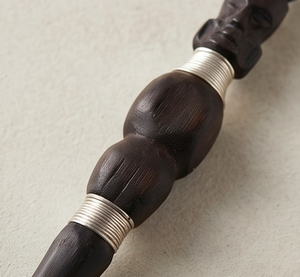 Vintage Wooden Flatware <b>Set</b> With Matte Finish Spoon Fork And Knife <b>Black</b> Handle Design Style Handcrafted <b>Cutlery</b> - Product Image 2