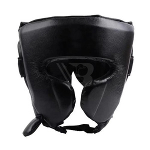 High Quality Genuine Leatherboxing <b>Sets</b> Headgear and Groin Guard Training <b>Sparring</b> Custom Logo Training Gear <b>Boxing</b> <b>Set</b> - Product Image 3