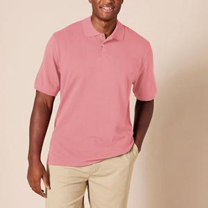 Chemises polo pour hommes de haute qualité, confortables, couleur unie, manches courtes, séchage rapide, tissu en coton respirant avec col rabattable - Product Image 5