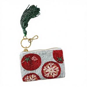 Mini Cartera de Tyvek Ecológica Hecha a Mano con Diseño de Tomate y Correa Desmontable para Mujer, Regalo Portátil y Moderno - Product Image 2