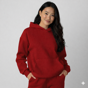 Sudadera con Capucha Extra Grande de Alta Calidad para Mujer, 100% Algodón, Manga Larga, con Hombros Caídos Transpirables, Logotipo Personalizado para Invierno - Product Image 1