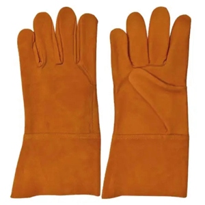 Gants de sécurité industriels de qualité supérieure, résistants, en cuir de vachette grainé, pour le soudage TIG, avec capacités de lutte contre les incendies - Product Image 6