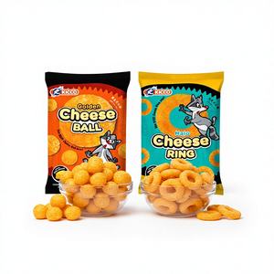 Paquete de Bocadillos Exóticos de Queso en Bola y Anillo, Snacks Fritos Salados Duros de Alta Calidad de Malasia para Niños, Producto B2B, Distribuidor de Confianza - Product Image 1