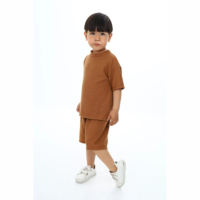 Ensembles de Vêtements Été 2026 pour Filles et Garçons, Tenues Enfants avec Cordon de Serrage, T-shirts et Shorts, Ensembles Bébé Garçons, Twinset