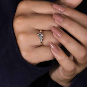 Bague en diamant rond de 0,60 carat cultivé en laboratoire, classique, plaqué or jaune 14 carats, bijoux de fiançailles et de mariage, vermeil éternité - Product Image 6