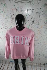 Sudadera BRIK con cuello simulado, 450 GSM, nombre personalizado, bordado en aplique, corte holgado, 100% algodón, felpa francesa. - Product Image 5