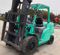 Machinerie lourde d'origine japonaise, chariot élévateur Mitsubishi d'occasion de 5 tonnes, modèle FD50NT, Nobel Lift, moteur 2020