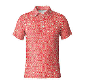 Camiseta Casual de Manga Corta para Hombre, Diseño Geométrico en la Parte Delantera, Secado Rápido, Tejido de Spandex/Poliéster, Azul y Blanco, Estilo Deportivo Moderno - Product Image 4