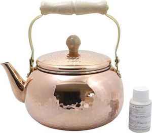 Bouilloire en laiton poli brillant, design théière, pot à café et à eau fait main pour cuisine, restaurant, usage domestique et options cadeaux - Product Image 3