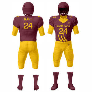 Premium Men's Football Jersey Uniform 100% <b>Polyester</b> Custom Team Anti-shrink Mesh Fabric Half Sleeve Regular Fit Sports - Product Image 4