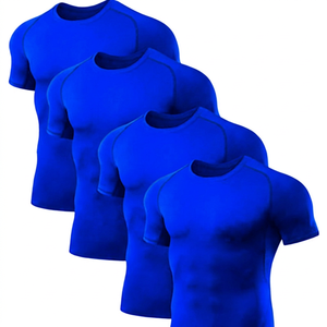 <b>Men's</b> <b>Black</b> Short Sleeve <b>Fit</b> Quick Dry T-<b>Shirt</b> Knitted O-Neck Solid Casual Wear - Product Image 2