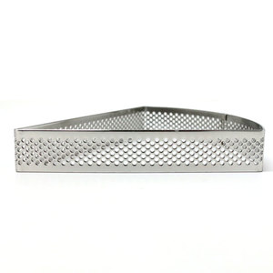 Perforated Fan Shape Tart Ring Stainless Steel 2cm Height Sector <b>Slice</b> Mold 1 Piece Flower Display Korea Made Oven Safe Handmade - Product Image 3