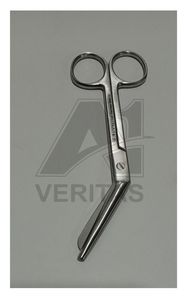 Tijeras Lister A-1 VERITAS de Acero Inoxidable de Alta Calidad, Tijeras para Cortar Vendajes con Hojas Curvas, Instrumentos Certificados ISO y CE - Product Image 2