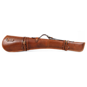Étui de chasse en cuir souple fait main ZOLO LEATHERS SH01 33" avec sangle réglable imprimé serpent - Product Image 4