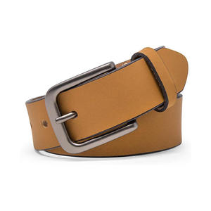 Ceinture en cuir de vachette JECCON pour homme, style décontracté, boucle en alliage, imprimée, durable, largeur 38 mm, motif uni, modèle à détection par aiguille - Product Image 6