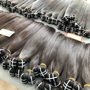 Extensiones de Cabello Humano Virgen Vietnamita Remy 100% de Alta Calidad, Doble Trama a Máquina, Lisas en Todos los Colores, Precio Directo de Fábrica - Product Image 1