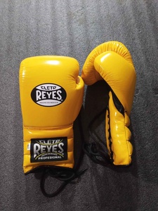 Guantes de Boxeo Profesionales Cleto Reye de Alta Calidad, Cuero Genuino, Cierre de Cordones Antideslizante, Ajuste Cómodo, Unisex - Product Image 6