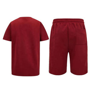 Ensemble streetwear été 100% coton, short imprimé décontracté, respirant, 2 pièces pour homme, veste et short d'été - Product Image 6