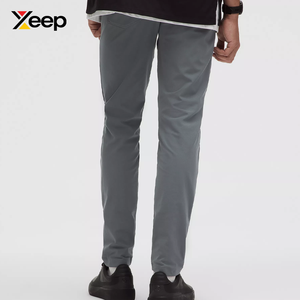 ออกแบบโลโก้ XEEP ตามสั่ง XC-MT-18 กางเกงขายาวผู้ชายทรงตรง สไตล์ลำลอง เอวสูง น้ำหนักเบา ผลิตจากโพลีเอสเตอร์/คอตตอน ปิดด้วยเชือกผูก - Product Image 2