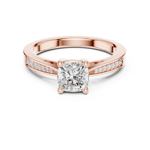 Bijoux de palais en or Bague de fiançailles au design vintage antique en or 14 carats - Product Image 2