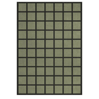 Moderner Minimalistischer Handgetufteter Teppich Geometrisches Gittermuster Wollteppich Maßanfertigung