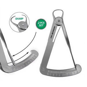 Juego de Calibradores Manuales Crown Gauge de 4 Pulgadas, de Precisión, para Joyería, Uso Dental y Hospitalario, de Acero Inoxidable, Duradero y Preciso - Product Image 1