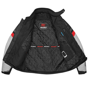 Rushmoto Sports Men's % Polyester Textile 220g Racing Jacket-Motorcycle Protective Gear Plus Size Breathable Waterproof Quick - Product Image 3