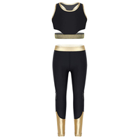 Ensemble de yoga 2 pièces léger et respirant pour femme, sans manches, taille élastique, avec logo personnalisé, Nouvelle Collection 2026