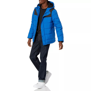 Vestes matelassées coupe-vent en duvet de canard et d'oie, grande taille, à capuche, en toile vintage, pour l'extérieur, personnalisables pour votre marque - Product Image 3