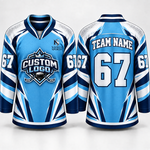 Jersey de hockey sobre hielo personalizado para jóvenes, jersey de hockey sobre hielo sublimado barato para equipos personalizados - Product Image 4