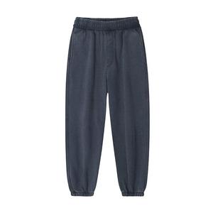 Pantalon de survêtement épais pour homme, coupe droite, style vintage délavé, 100 % coton, vente en gros - Product Image 2