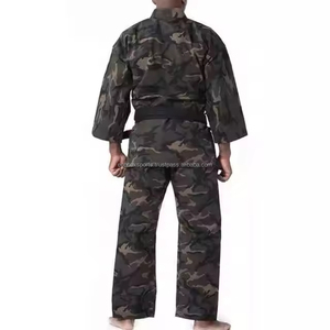 Uniforme de karaté noir unisexe de qualité supérieure, extensible, respirant, séchage rapide, 100% coton, options personnalisables, vêtements de karaté très vendus - Product Image 4