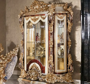 ชุดโต๊ะรับประทานอาหารรูปวงรีไม้สักทองคำสุดหรู สไตล์ยุโรปคลาสสิก แกะสลักอย่างประณีต เป็นมิตรกับสิ่งแวดล้อม ทนทาน เหมาะสำหรับโรงแรม - Product Image 2