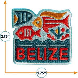 Patch thermocollant - Vestes, sacs à dos, vêtements - Badge souvenir de voyage - Broderie Récif Corallien à coudre ou à repasser - Product Image 3