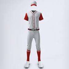 Uniforme de Béisbol Personalizado de Alta Calidad para Hombre, Manga Corta, Logotipo Frontal Sólido, Botones Completos, Color Rojo - Product Image 6